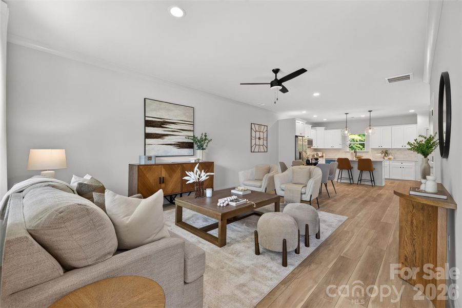 Furnished interior view inside a new home in , Harrisburg (Image 5).