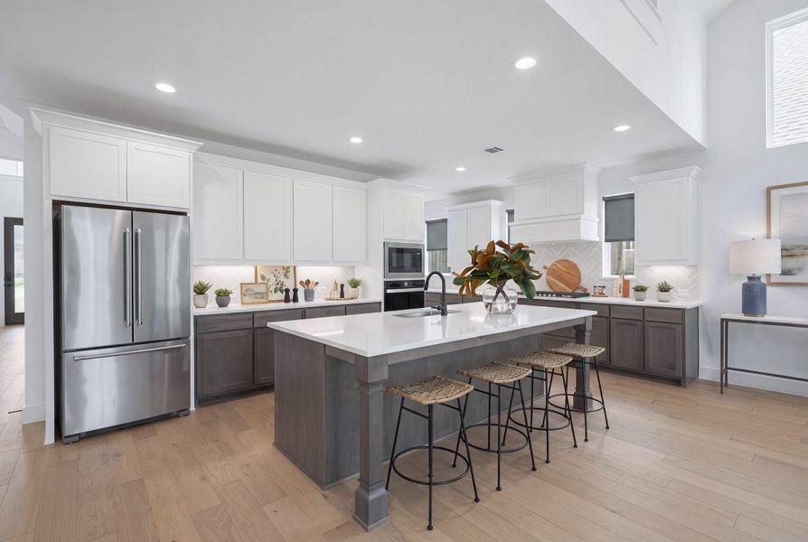 Furnished interior view inside a new home in Tavolo Park, Fort Worth (Image 16).