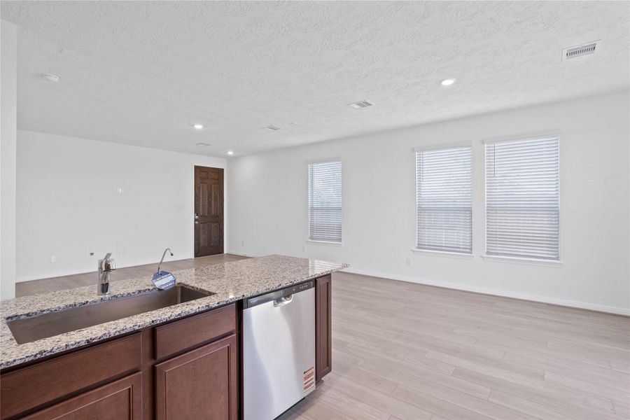 Furnished interior view inside a new home in Imperial Forest, Alvin (Image 4).