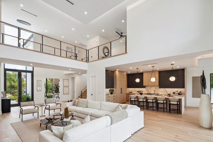 Furnished interior view inside a new home in , West Palm Beach (Image 36).