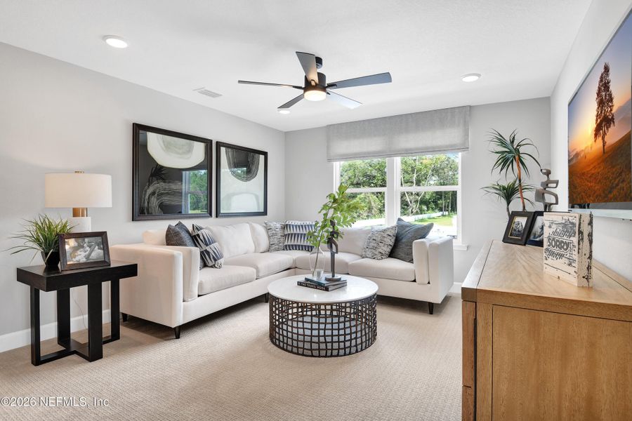 Furnished interior view inside a new home in , Jacksonville (Image 15).