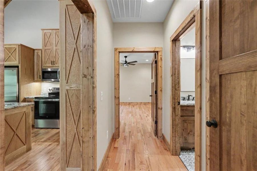 Furnished interior view inside a new home in , Blairsville (Image 10).