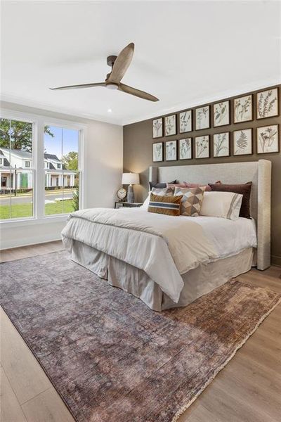 Furnished interior view inside a new home in The Courtyards by The Manor, Alpharetta (Image 18). Furnished interior view inside a new home in The Courtyards by The Manor, Alpharetta (Image 18).