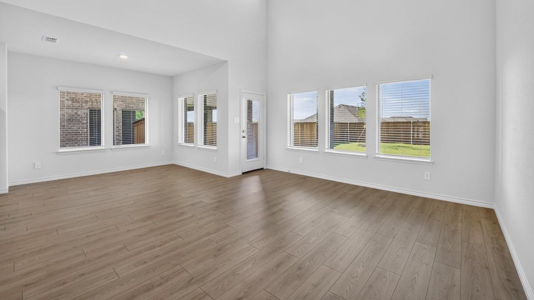 Representative unfurnished interior of a home built from the H231 Copaiba by D.R. Horton in Lilybrooke at Legacy Hills, Celina (Image 11).