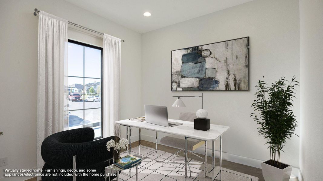 Furnished interior view inside a new home in Nolina 60', Georgetown (Image 5). Furnished interior view inside a new home in Nolina 60', Georgetown (Image 5).