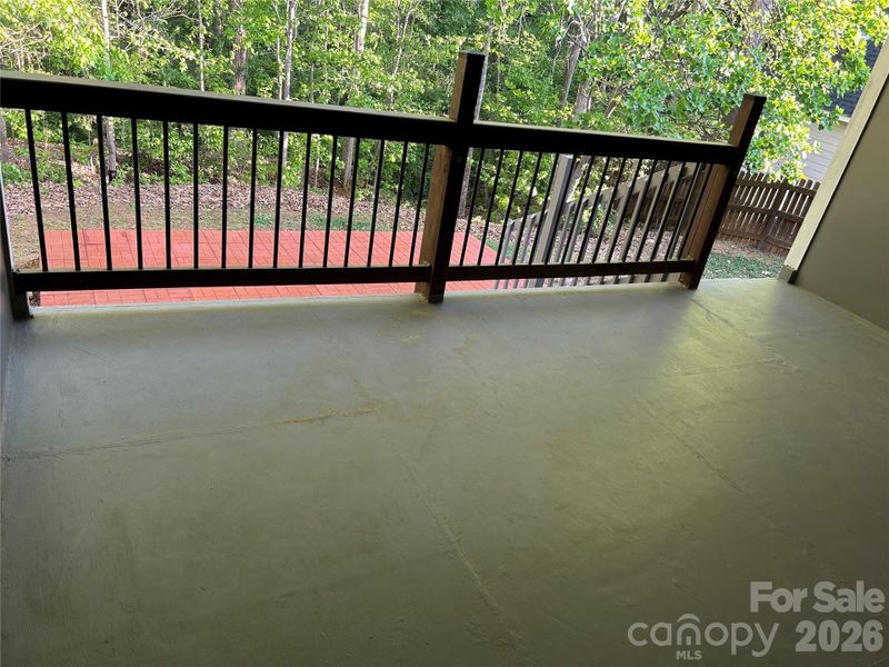 Exterior details and patio area of a home in , Belmont (Image 29).