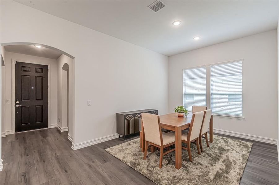 Furnished interior view inside a new home in Westside Preserve, Midlothian (Image 8).