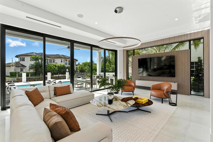 Furnished interior view inside a new home in , Boca Raton (Image 36).
