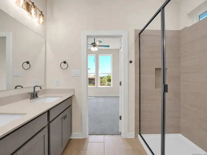 Furnished interior view inside a new home in Comanche Ridge, San Antonio (Image 12).