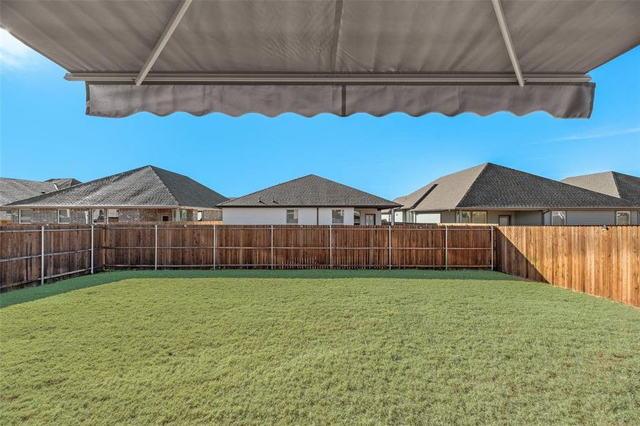 Exterior details and patio area of a home in , Denton (Image 3).