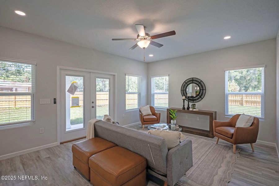Furnished interior view inside a new home in , Jacksonville (Image 32).