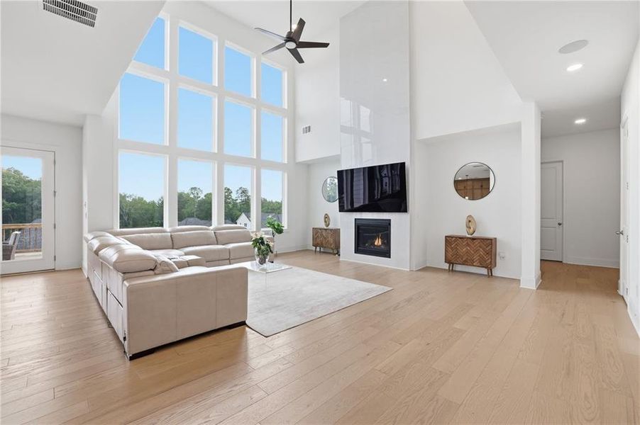 Furnished interior view inside a new home in , Woodstock (Image 29).