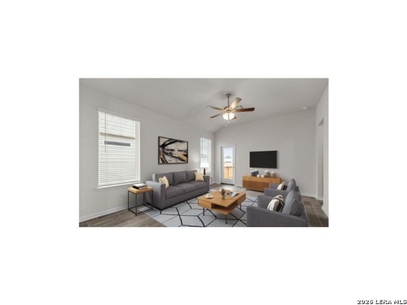 Furnished interior view inside a new home in Bricewood, San Antonio (Image 5).