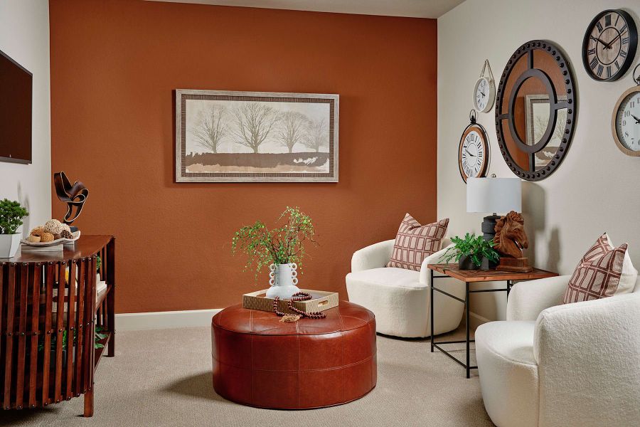 Representative furnished interior of a home built from the 3 by Tri Pointe Homes in Sugar Mill Village, Longmont (Image 27).