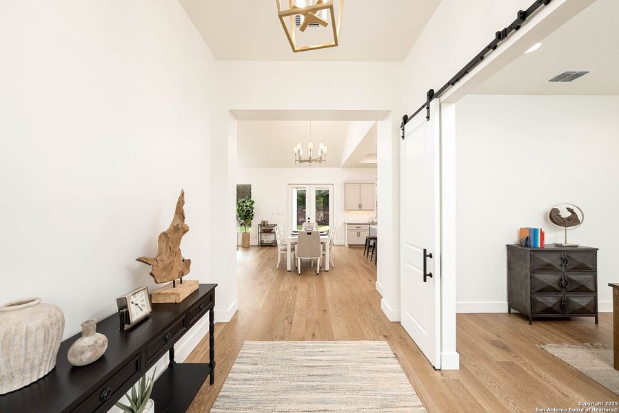 Furnished interior view inside a new home in , San Antonio (Image 33). Furnished interior view inside a new home in , San Antonio (Image 33).