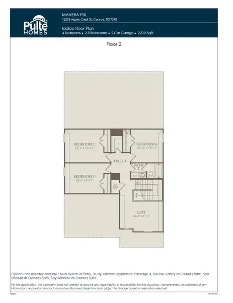 2D floor plan layout of this home in Mavera, Conroe, TX (Image 2). 2D floor plan layout of this home in Mavera, Conroe, TX (Image 2).