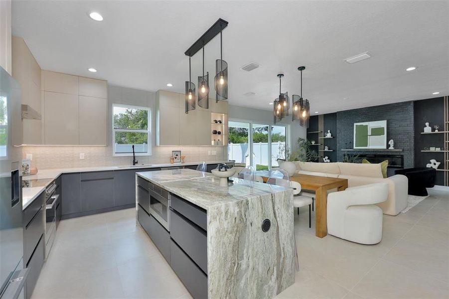 Furnished interior view inside a new home in , Tampa (Image 11).