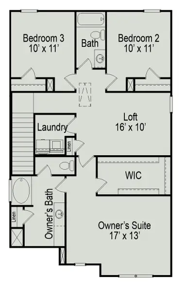 The Braselton II Second Floor