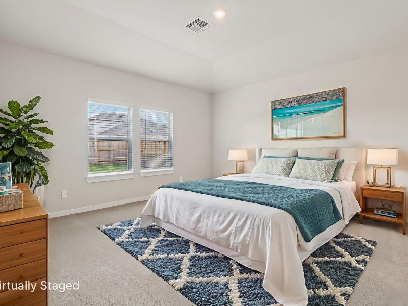 Furnished interior view inside a new home in Landing Meadows - Premier Series, New Caney (Image 7).