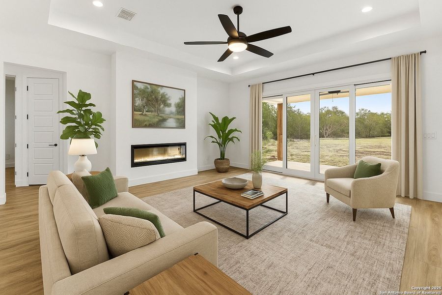 Furnished interior view inside a new home in , Spring Branch (Image 14).