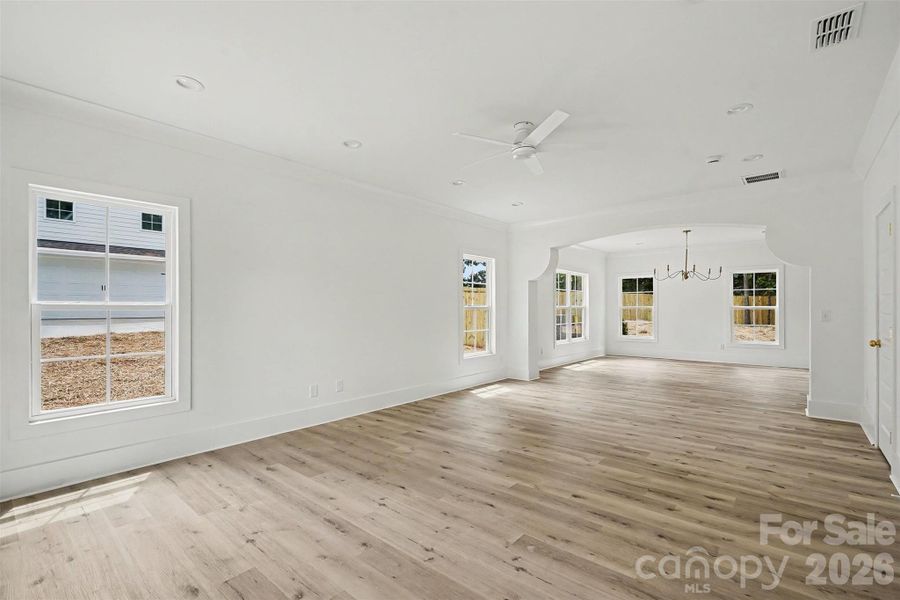 Spacious, unfurnished interior of a new home in , Mint Hill (Image 24).