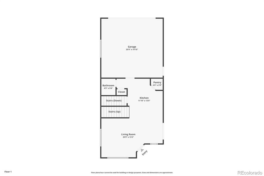 2D floor plan layout of this home in Fickel Farm, Berthoud, CO (Image 7).