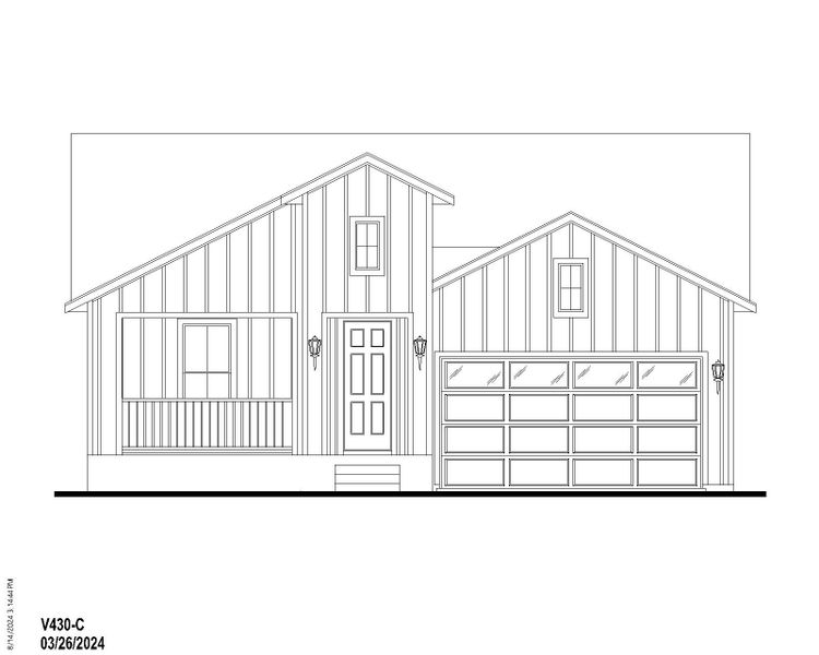 Plan V430 Elevation C