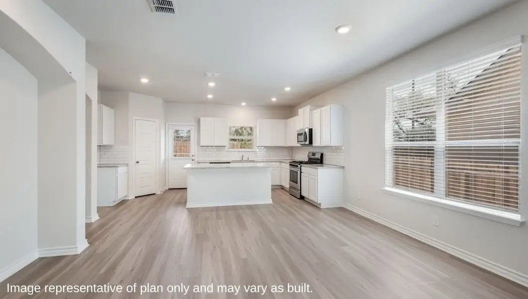 Furnished interior view inside a new home in Riverstone at Westpointe, San Antonio (Image 3).