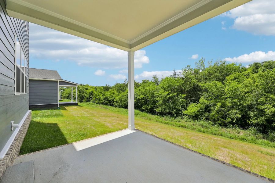 Rear Covered Patio