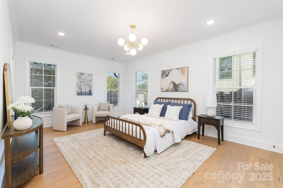 Furnished interior view inside a new home in , Charlotte (Image 3).