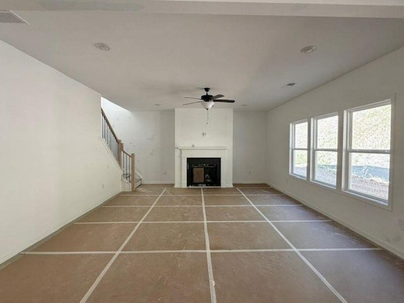 In-progress construction of a new home in Arbors at Richland Creek, Buford, GA (Image 15).