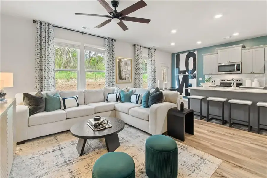 Furnished interior view inside a new home in Diamante, Stockbridge (Image 12).