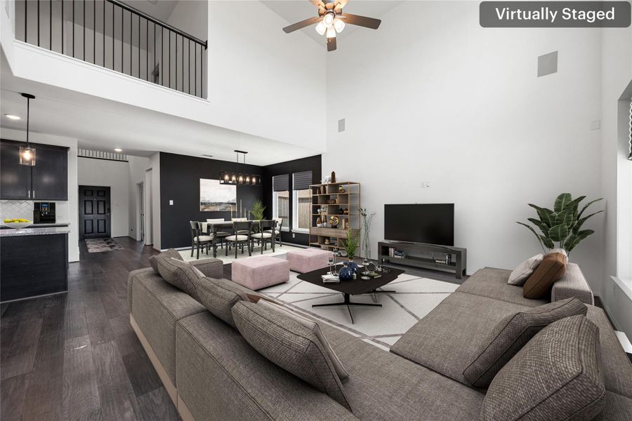 Furnished interior view inside a new home in , Cypress (Image 8).