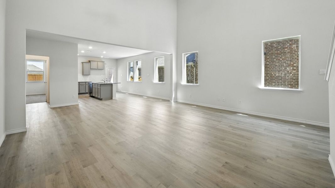 Representative unfurnished interior of a home built from the Stafford by D.R. Horton in Bel Air Village, Sherman (Image 8).
