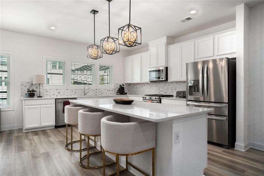 Furnished interior view inside a new home in , Smyrna (Image 21).