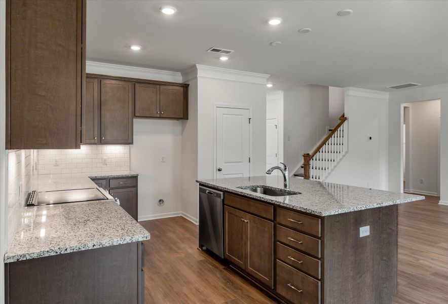 Furnished interior view inside a new home in Parker's Preserve, Ridgeville (Image 14).
