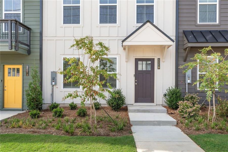 Exterior details and patio area of a home in Array, Atlanta (Image 3).