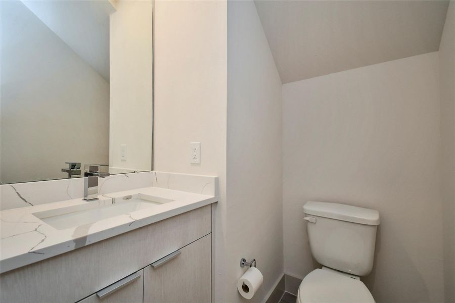 FIRST FLOOR - Guest half bath FIRST FLOOR - Guest half bath