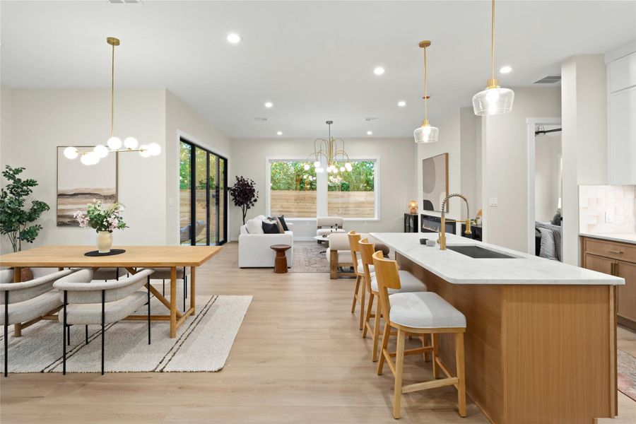 Furnished interior view inside a new home in , Austin (Image 9).