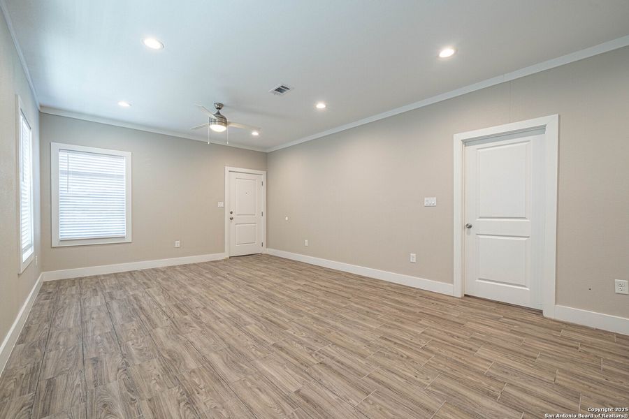 Spacious, unfurnished interior of a new home in , San Antonio (Image 13). Spacious, unfurnished interior of a new home in , San Antonio (Image 13).