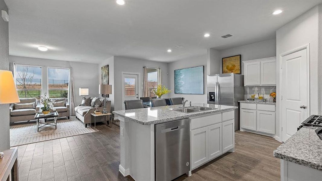 Furnished interior view inside a new home in , Boyd (Image 7).