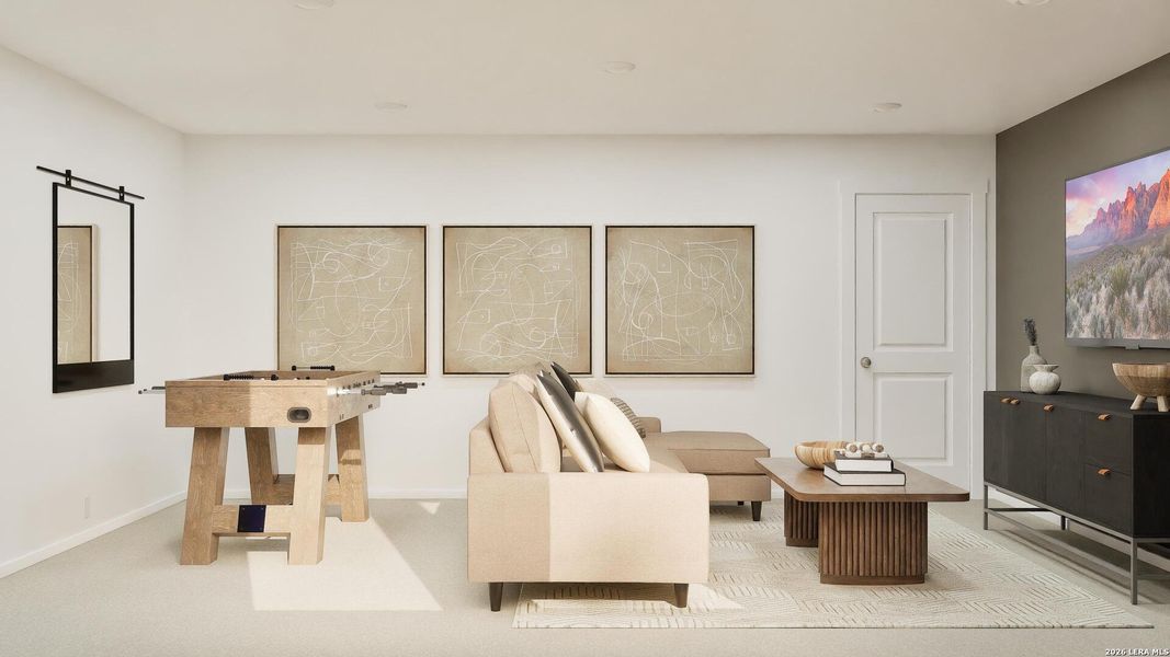 Furnished interior view inside a new home in Stone Garden, Elmendorf (Image 6).