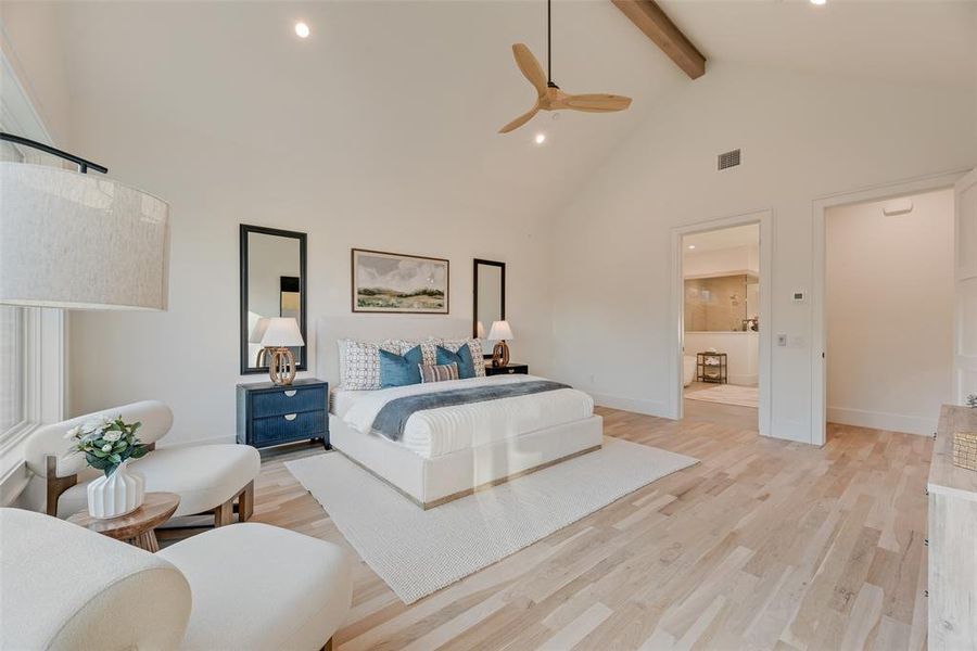 Furnished interior view inside a new home in , Dallas (Image 16). Furnished interior view inside a new home in , Dallas (Image 16).