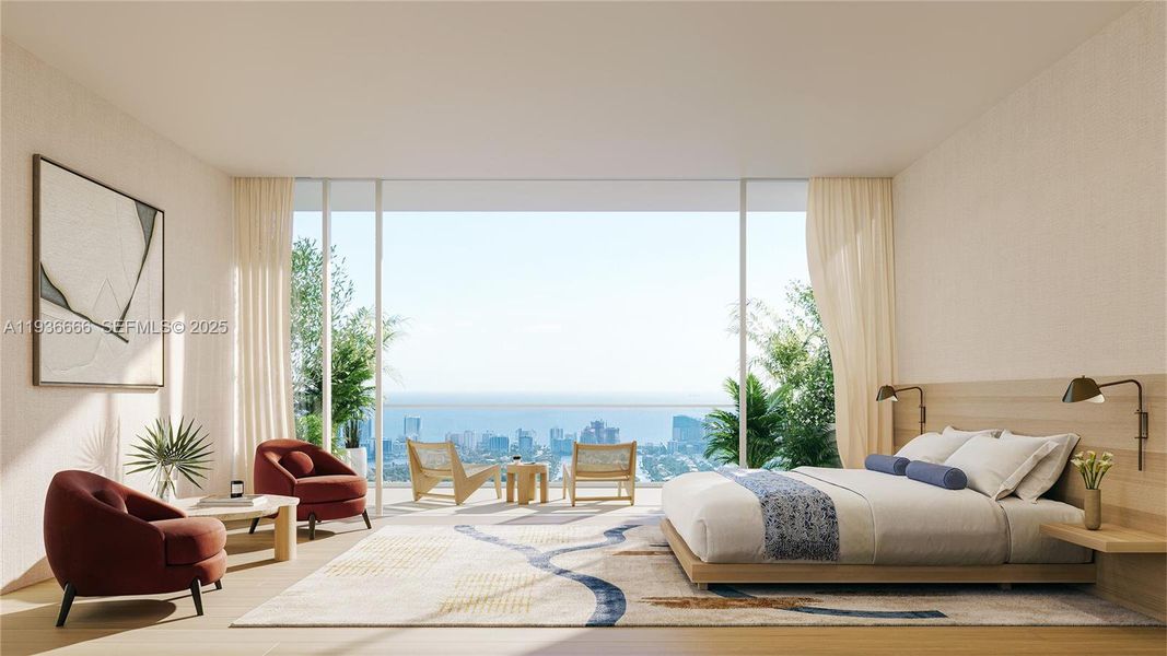 Furnished interior view inside a new home in , Fort Lauderdale (Image 6).