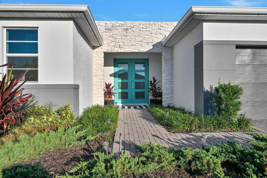 Exterior details and patio area of a home in , Port St. Lucie (Image 18). Exterior details and patio area of a home in , Port St. Lucie (Image 18).