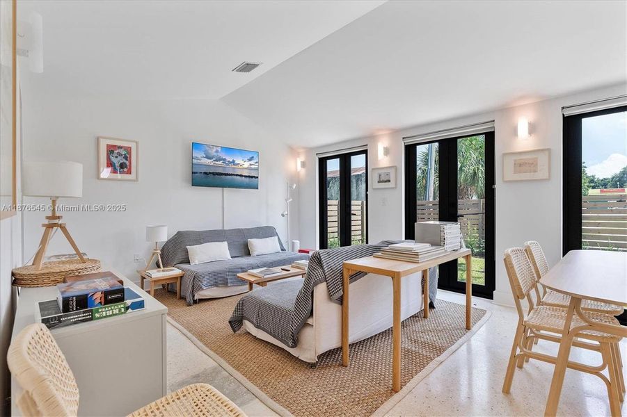 Furnished interior view inside a new home in , Miami (Image 42). Furnished interior view inside a new home in , Miami (Image 42).