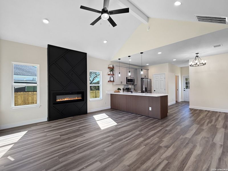 Furnished interior view inside a new home in , Bandera (Image 5). Furnished interior view inside a new home in , Bandera (Image 5).
