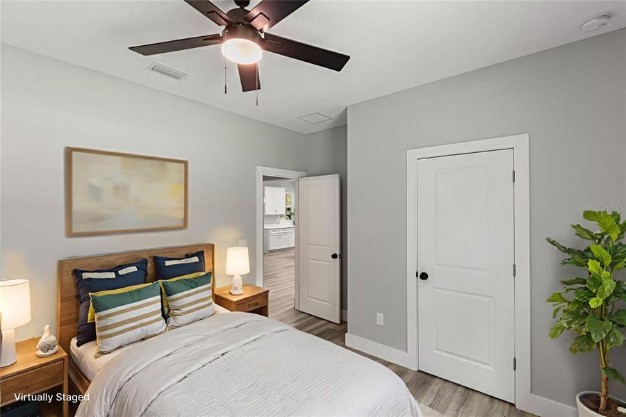 Furnished interior view inside a new home in , Florahome (Image 35).