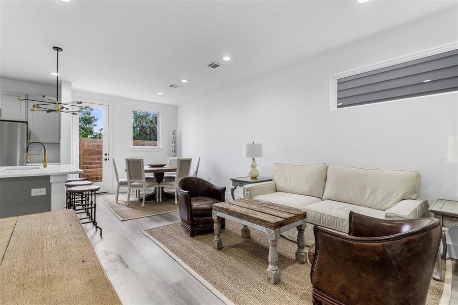 Furnished interior view inside a new home in , Houston (Image 19).