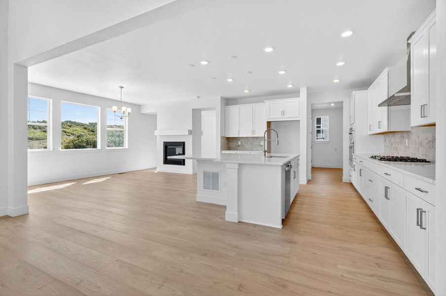 Furnished interior view inside a new home in Macanta, Castle Rock (Image 3).